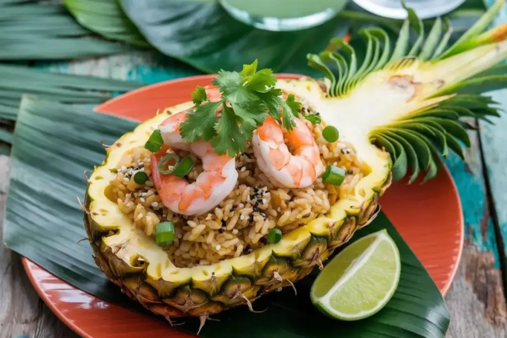 pineapple shrimp fried rice