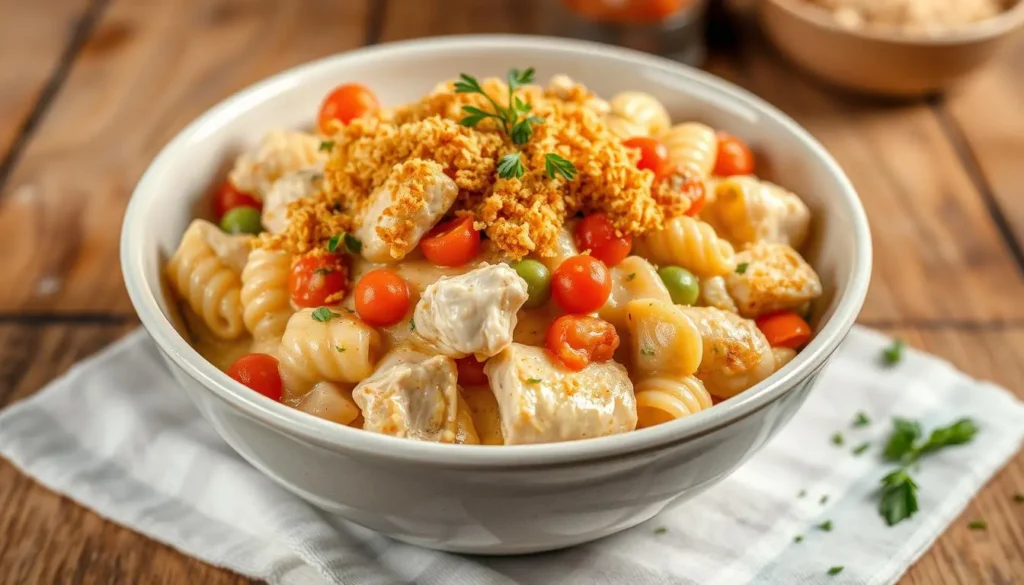 How to Make Chicken Pot Pie Pasta