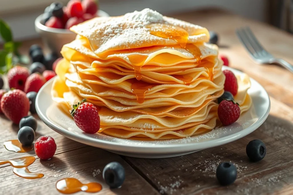 Make Easy Crepes with Pancake Mix