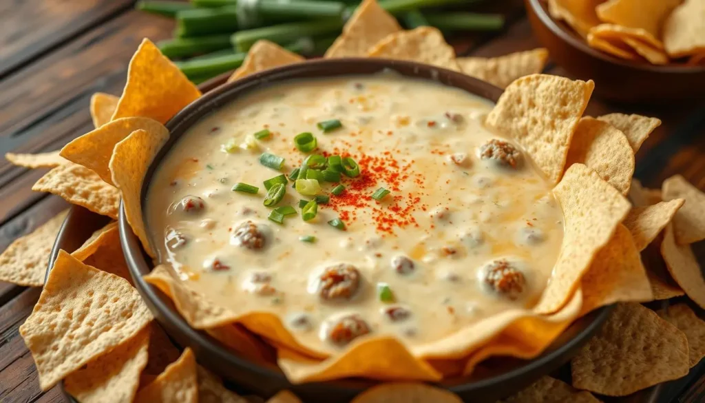 How Do you make sausage cheese dip