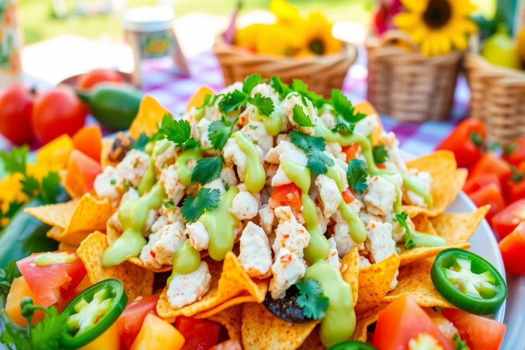 Summer Crab Nachos