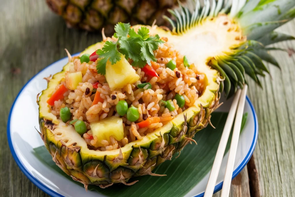 What Is Pineapple Fried Rice Made Of