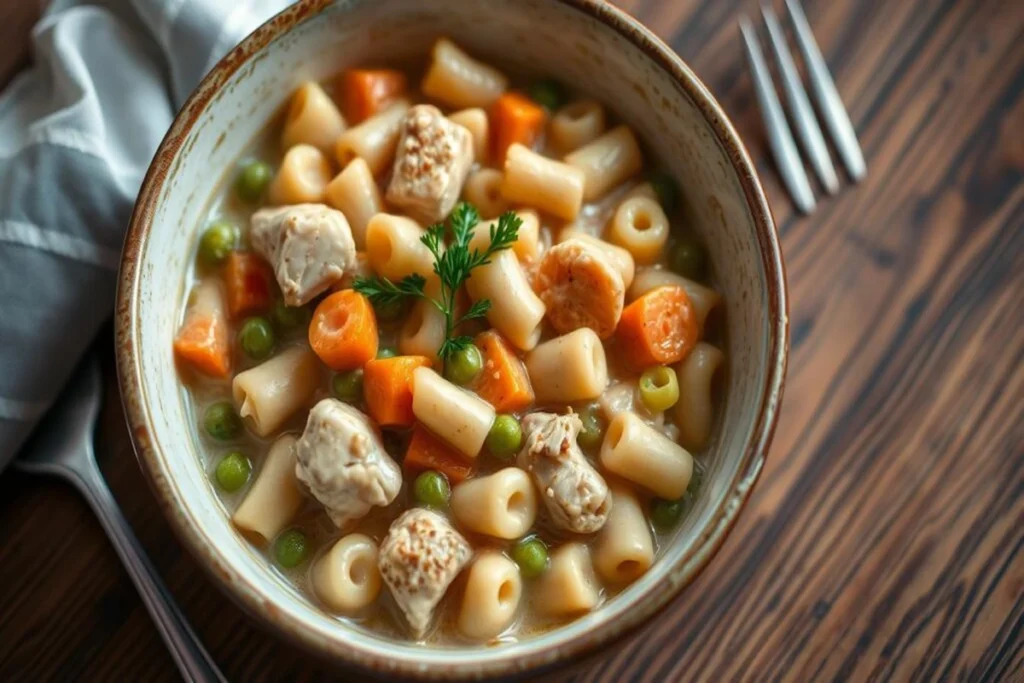 Chicken Pot Pie Pasta