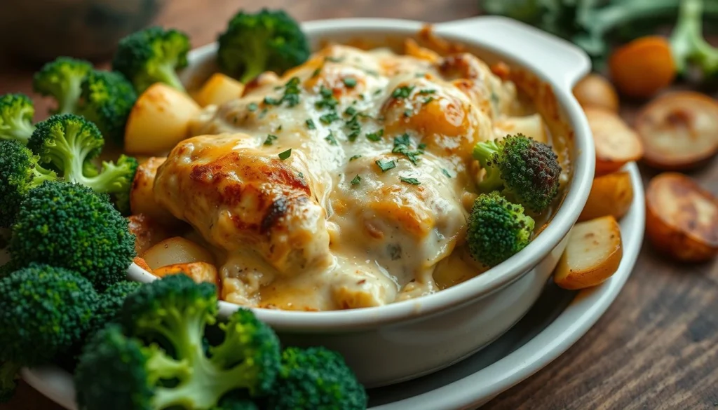 Broccoli Potato Chicken Casserole