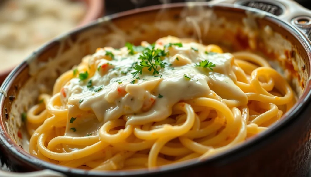 Creamy Baked Spaghetti with Cream Cheese

